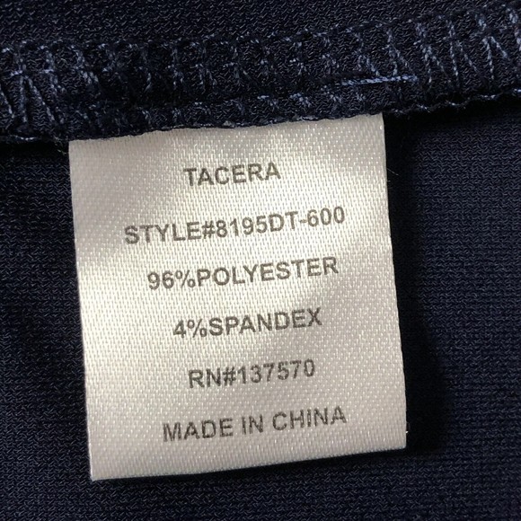 Tacera Women's Sz S Blue Long Sleeve Knee Length Pullover Dress - Picture 7 of 8